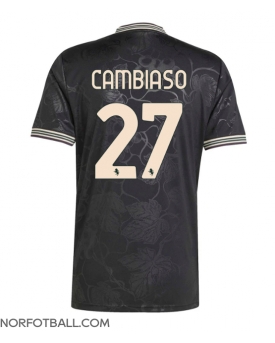 Billige Fotballdrakt Juventus Andrea Cambiaso #27 Replika Tredjedrakt 2025-26 Kortermet
